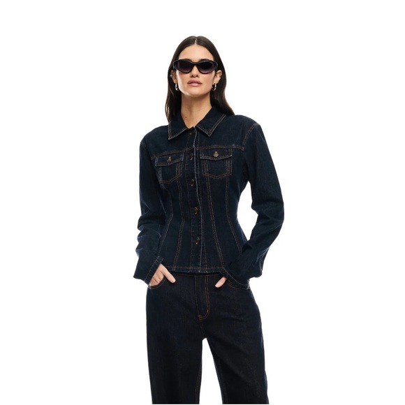 Lioness RIDER DENIM JACKET | DARK DENIM A00 - Picture 2 of 7